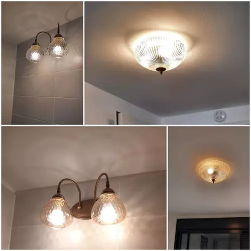 התקנת גוף תאורה בבית 3